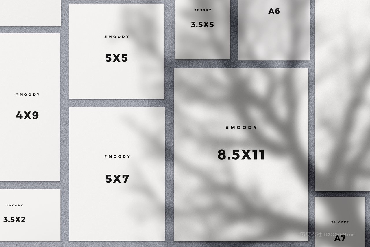 复古文艺光影海报样机 (15)