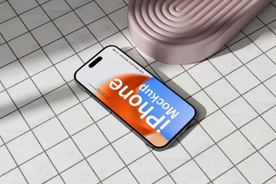 现实的iphone样机