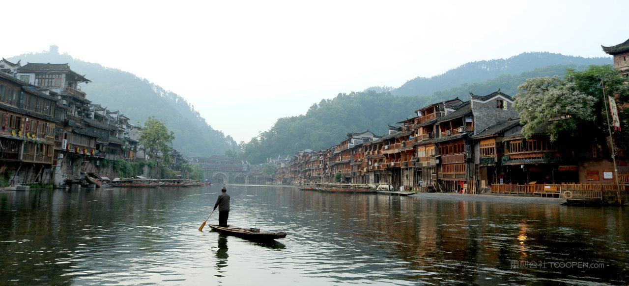 凤凰古城风景画 (77)