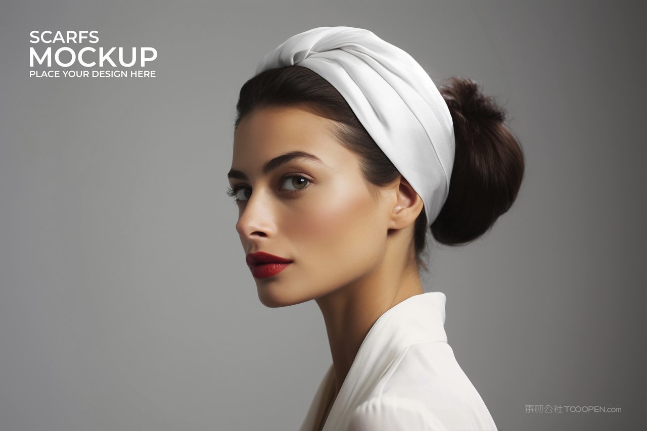 【2040期】25款女生头巾丝巾样机 (15)