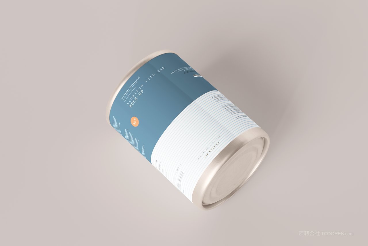一个深蓝文艺易拉罐食品密封罐包装样机 (6)