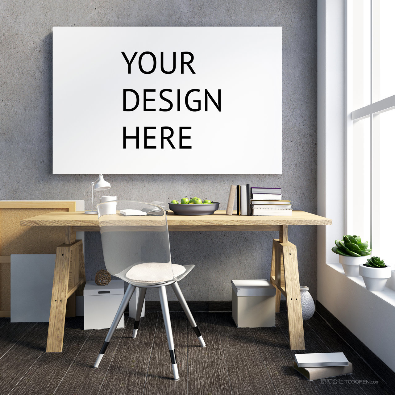 室内画框海报样机