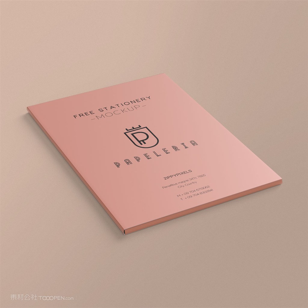 国外酒店vi册子样机