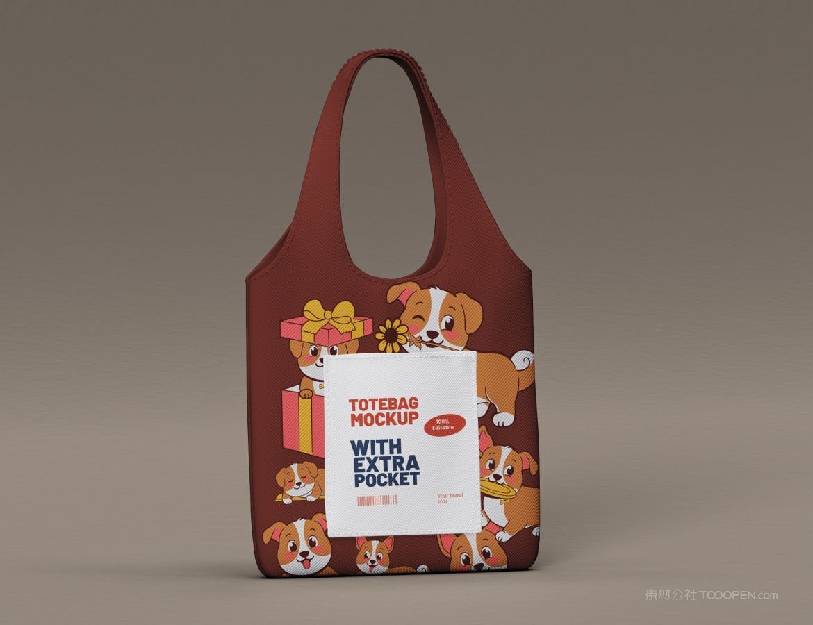 帆布手提袋购物袋样机