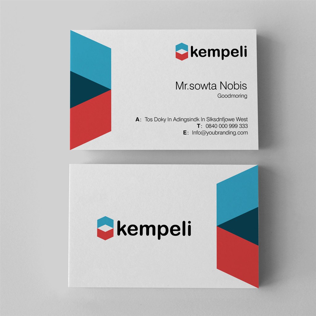 名片设计模板样机