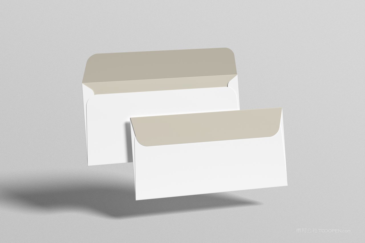 【2073期】简约信封贴图样机 (4)