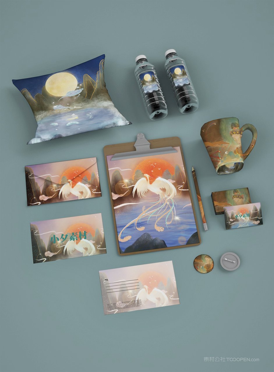 国潮文创贺岁年货样机