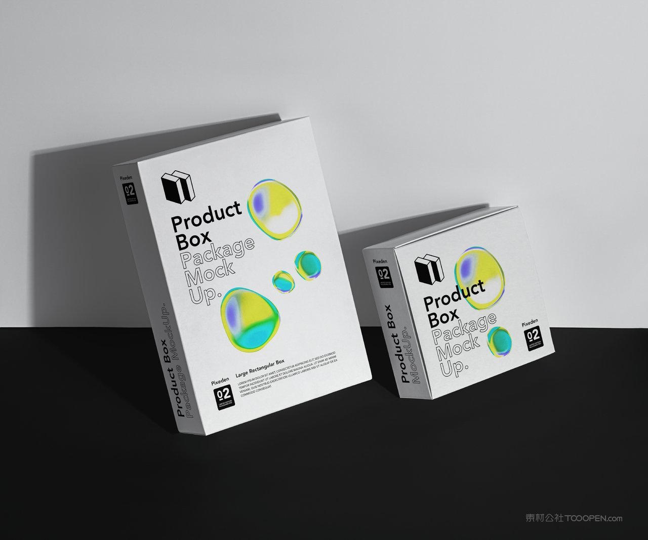 长方形潮玩文创包装纸盒vi贴图样机 (17)