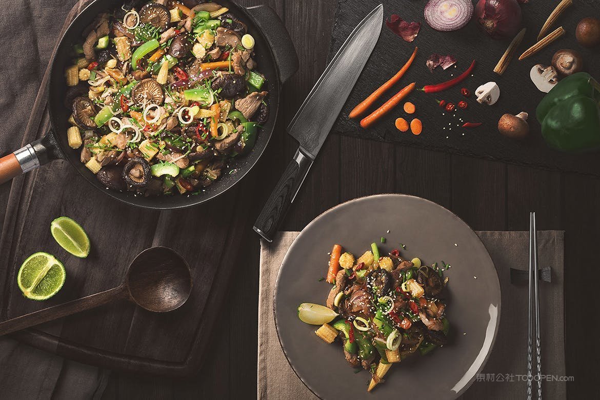 厨房餐厅场景样机