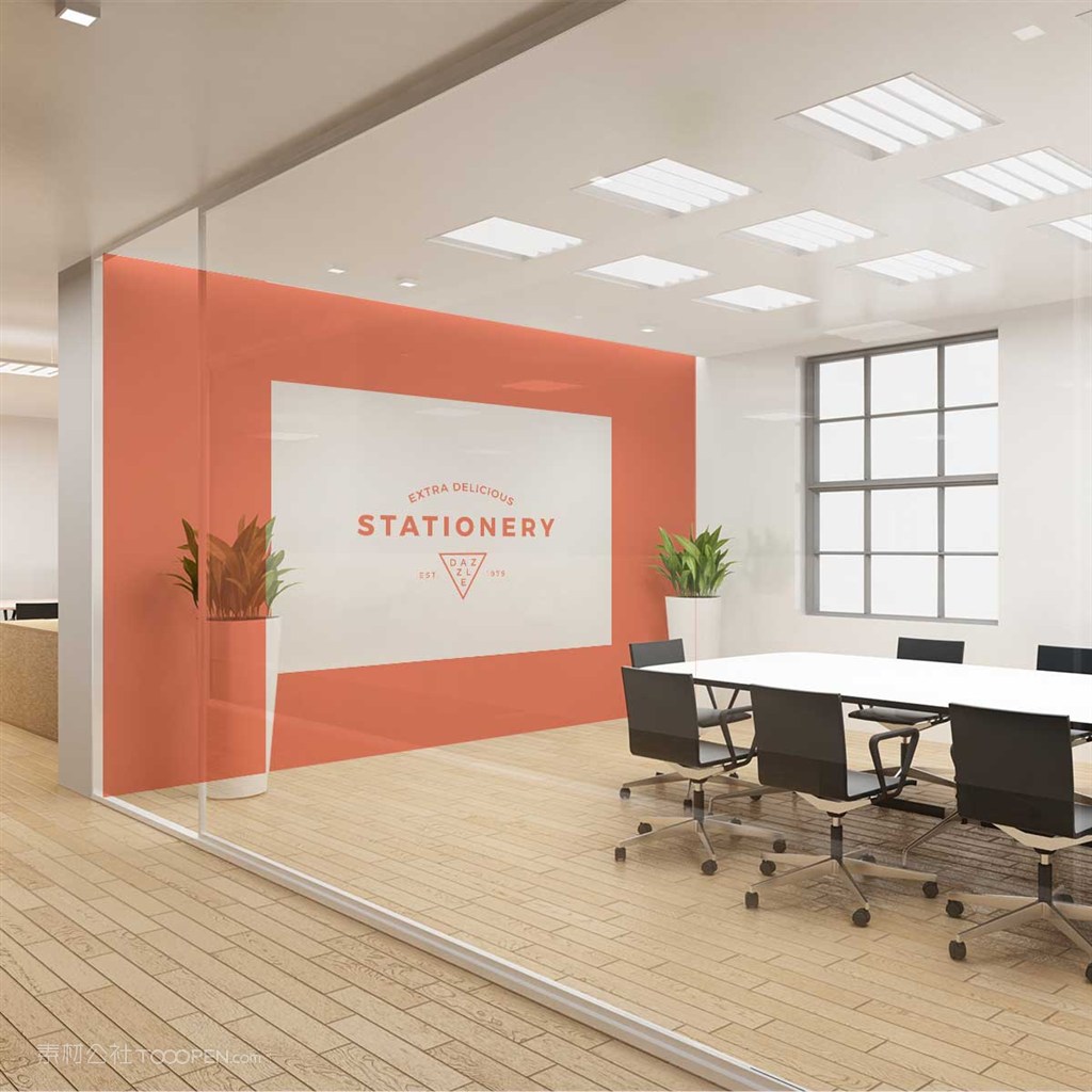 服装品牌形象墙样机