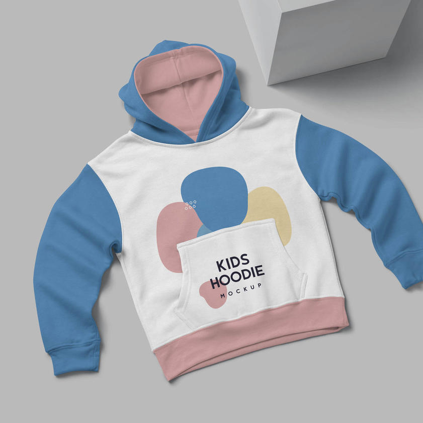 儿童连帽衫服装样机