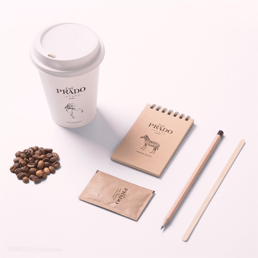 咖啡店vi样机素材