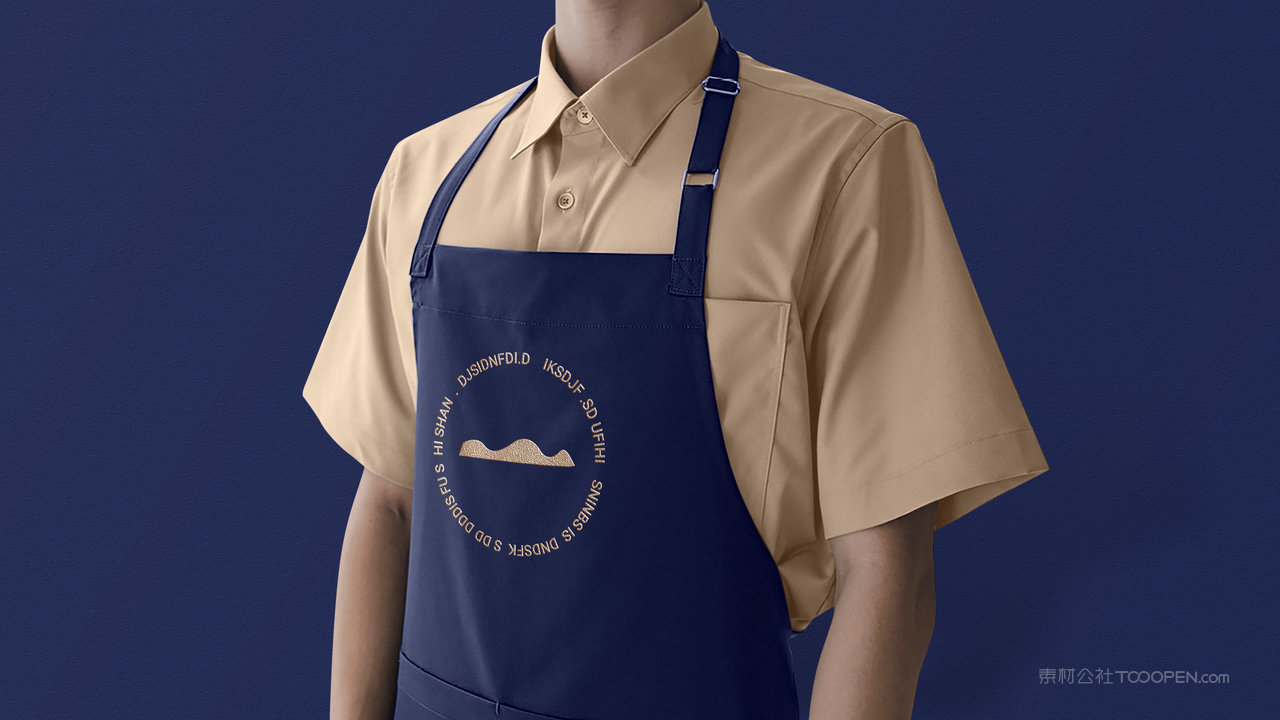 咖啡店品牌ⅵ样机之工作服