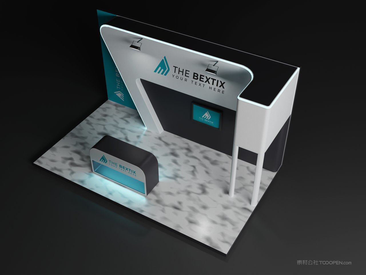 【2037期】展会展台设计样机 (13)