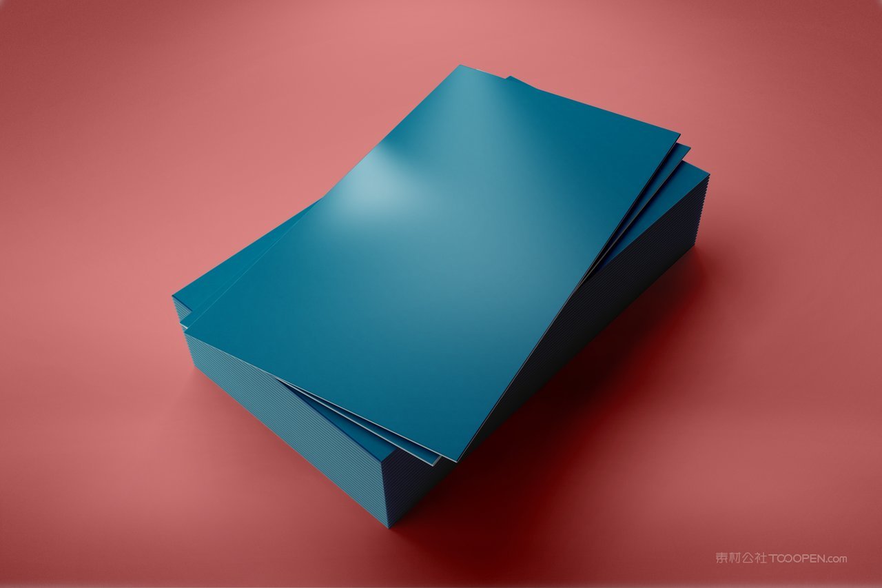 一叠名片贴图场景样机 (9)