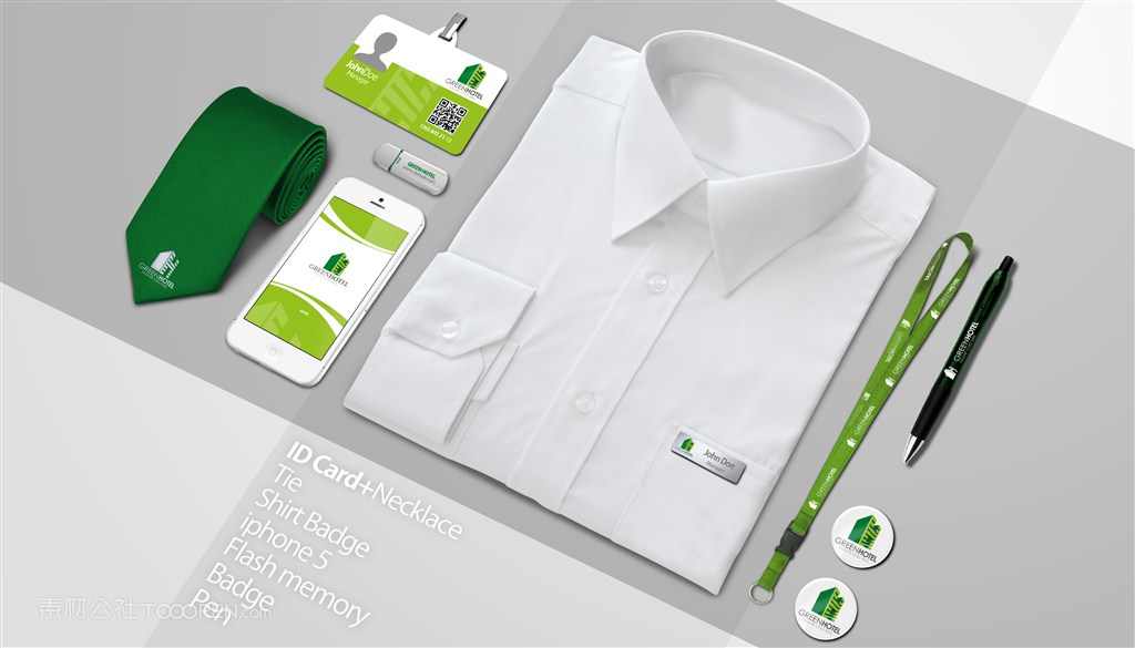 男士工作广告短袖T恤女士文化衫贴图样机设计模板效果VI素材PSD分层