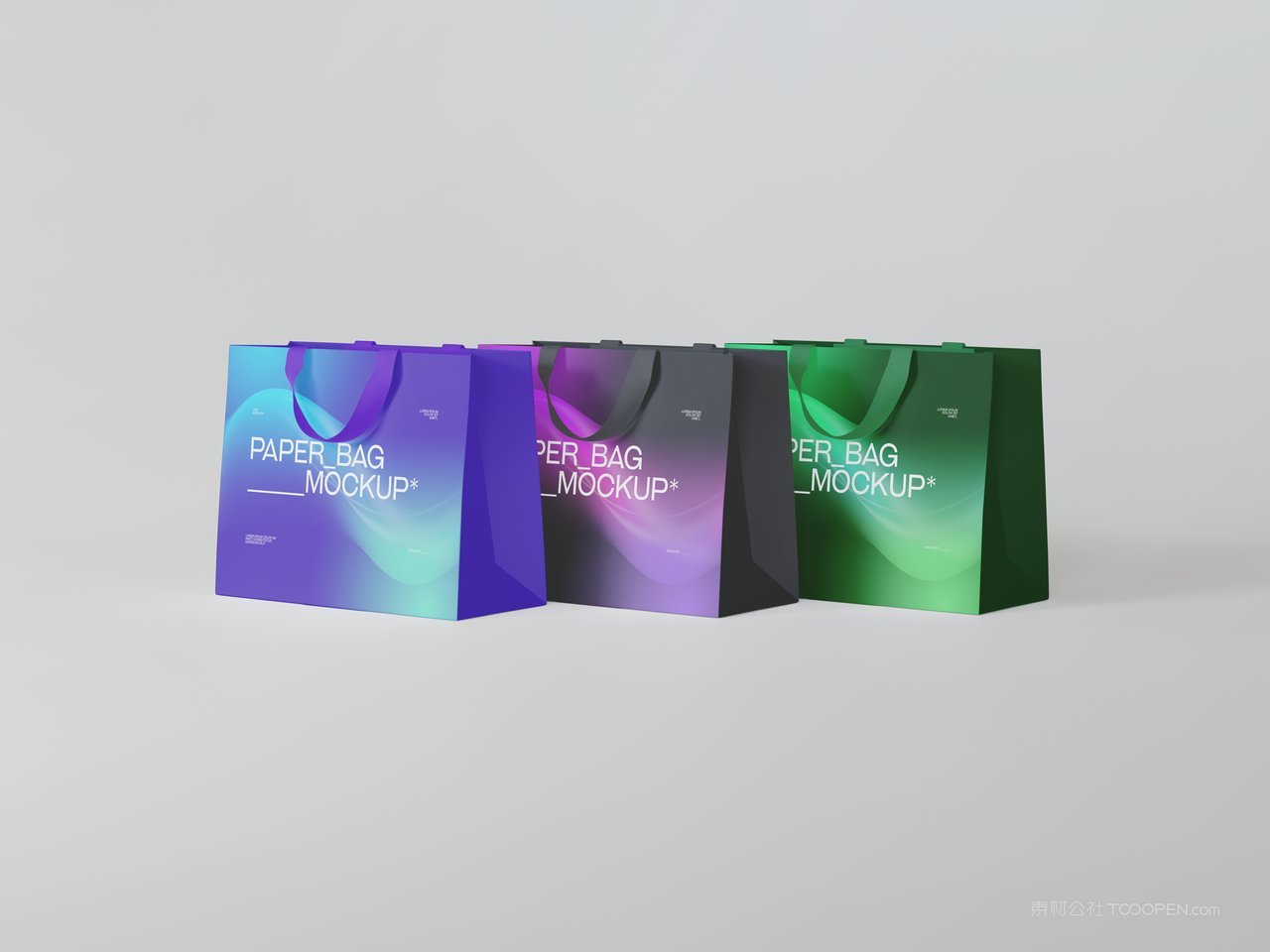 纸质购物袋样机
