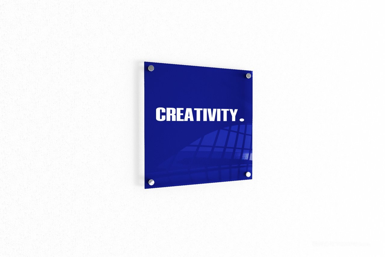 品牌VI形象展示样机门牌