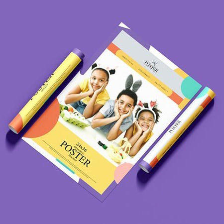 品牌海报样机模板