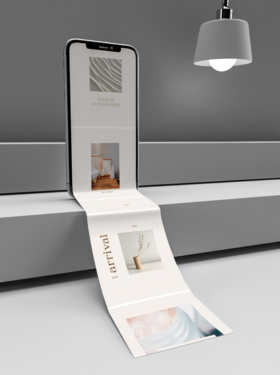 创意长屏高级感手机样机 (12)