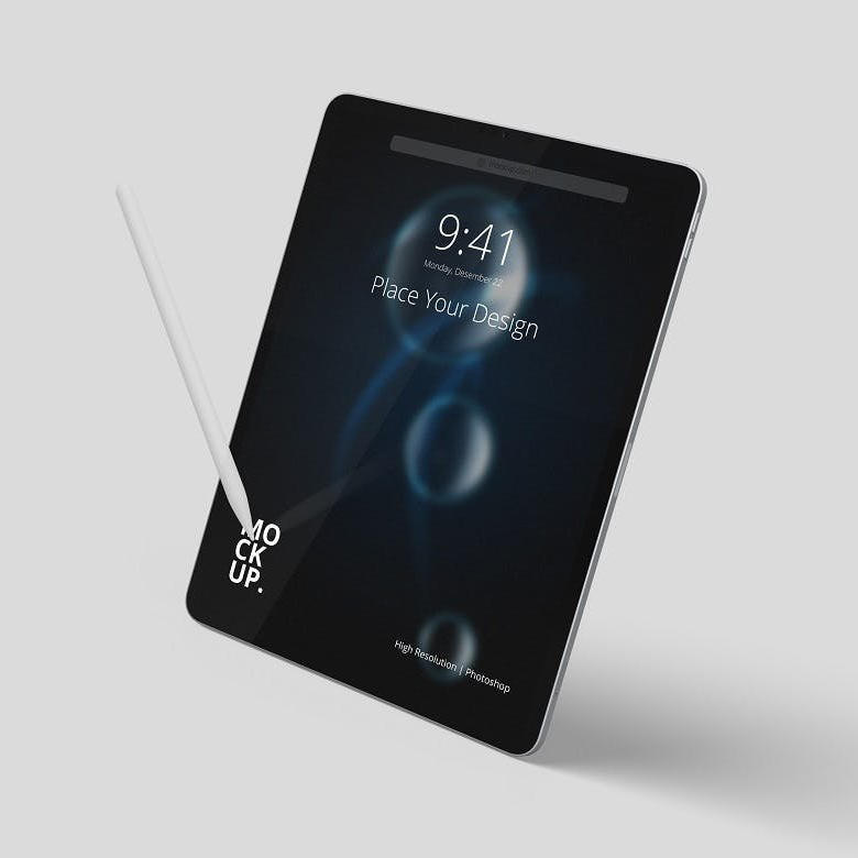 ipadpro平板电脑样机