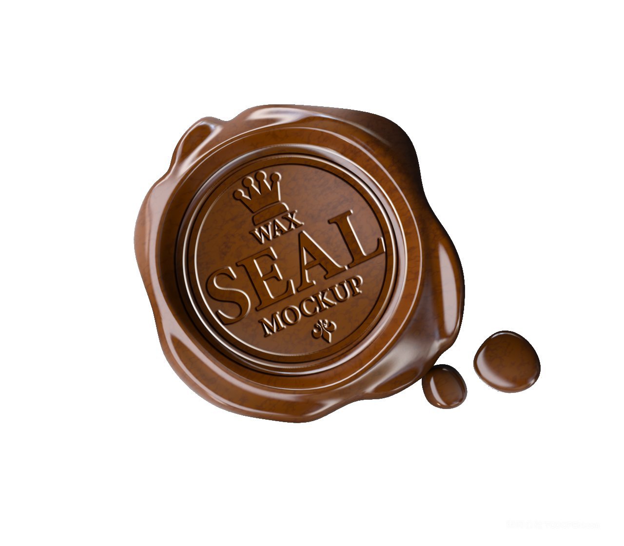 印章 logo 印章盖章火漆封浮雕logo企业标志展示样机