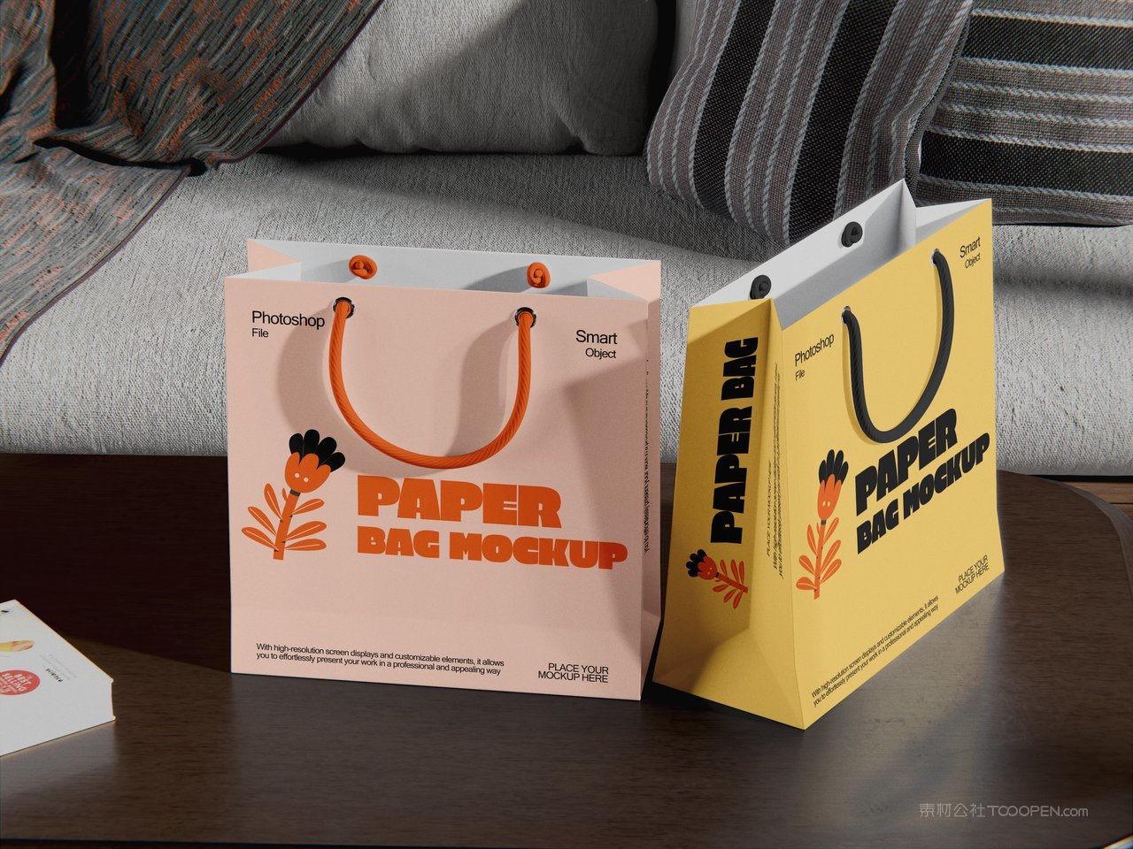 购物袋手提袋样机