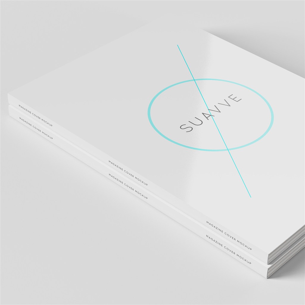简约书本刊物画册样机