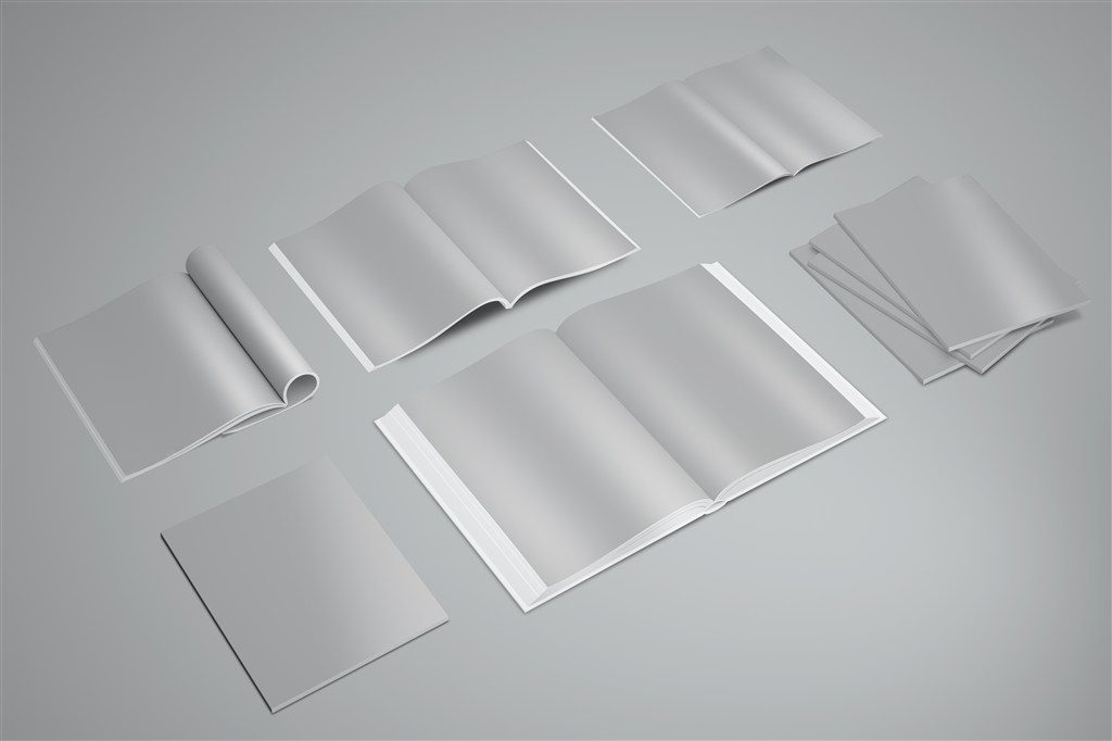 空白册子样机模板