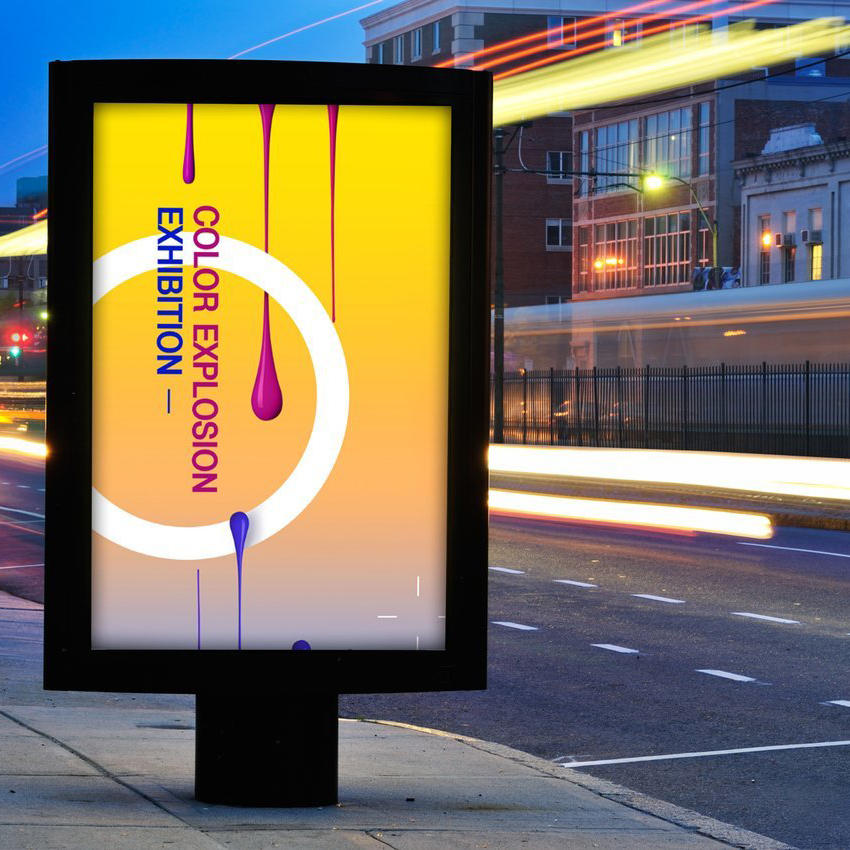 户外灯箱海报场景样机 (45)