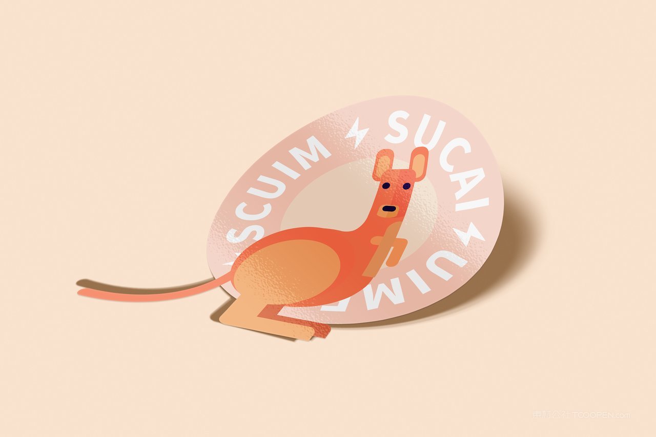 【2002期】异形不干胶贴纸样机 (9)