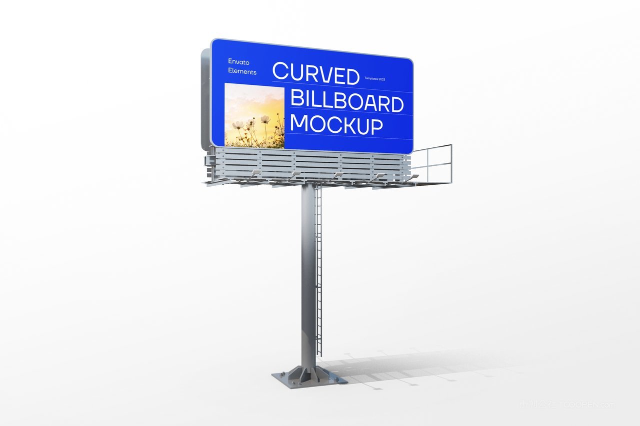 户外广告牌样机