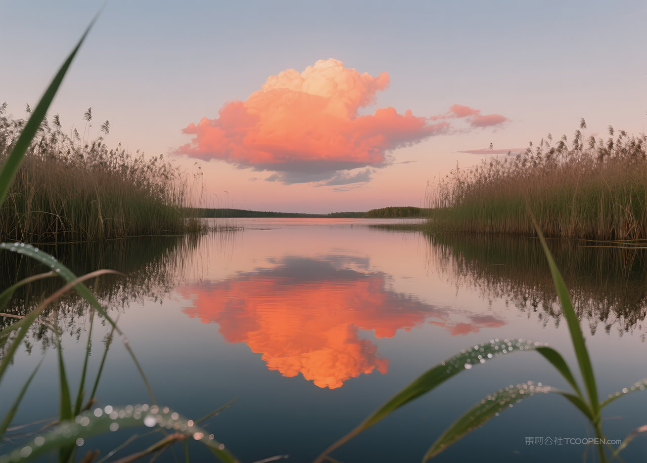风光唯美美丽天空风景日出云彩云层自然
