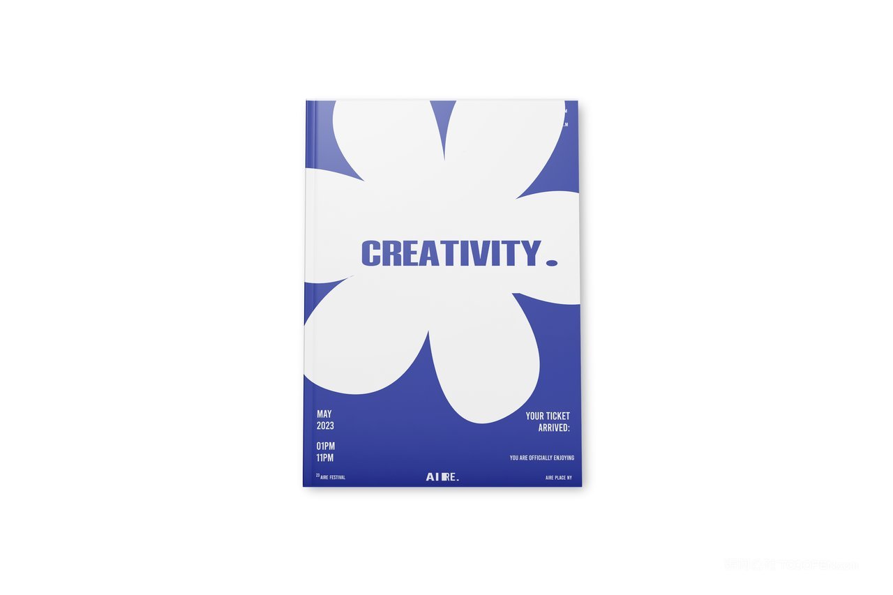 品牌VI形象展示样机单页