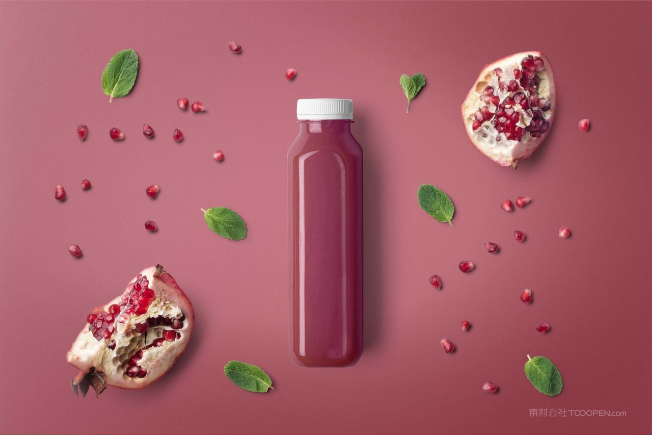 果汁瓶场景样机