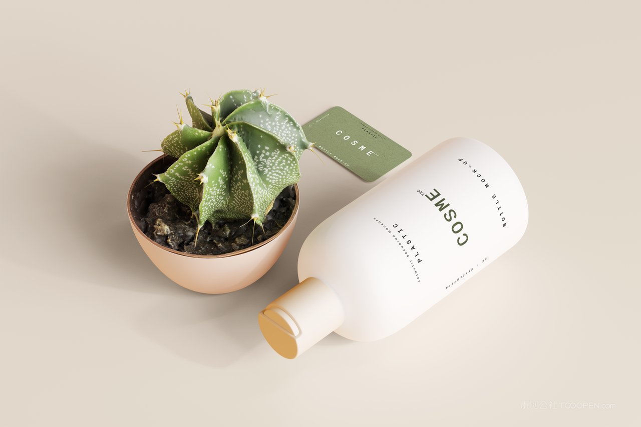 护手洗护清洁产品瓶装包装场景样机 (6)