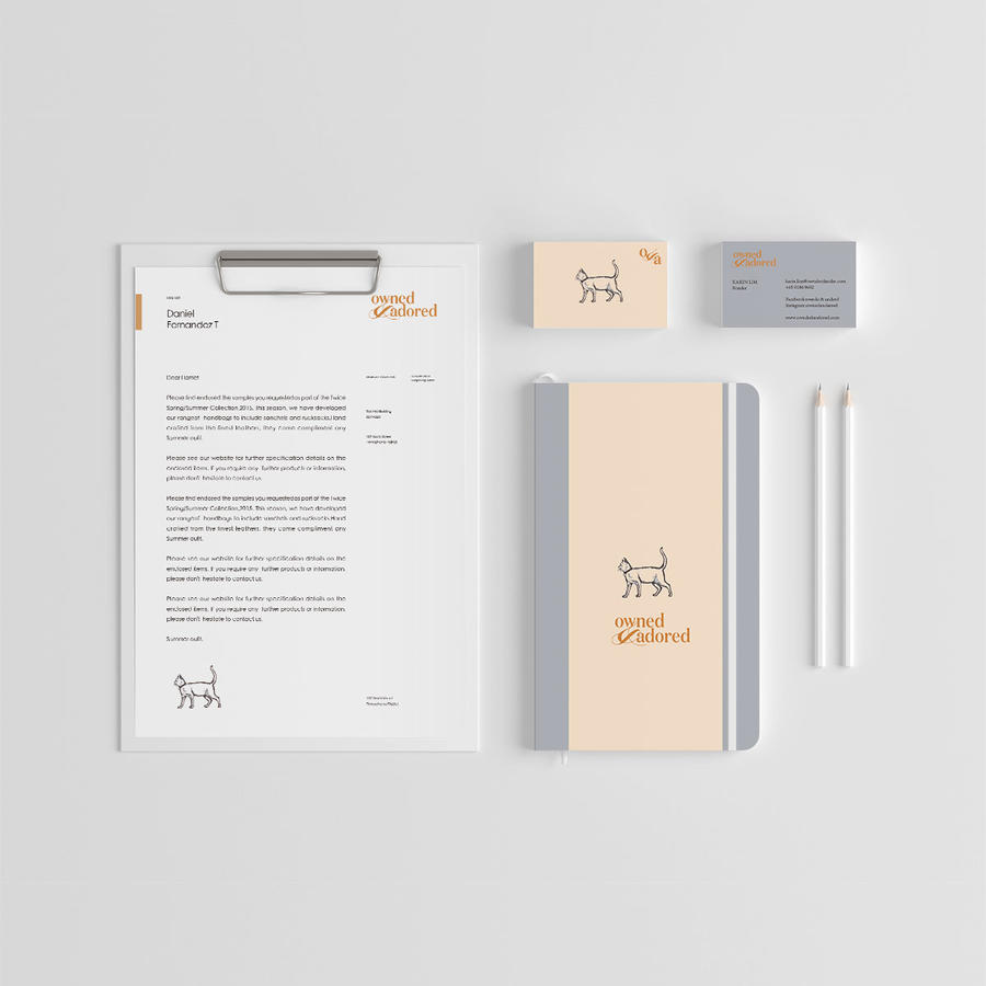 宠物店vi样机模版