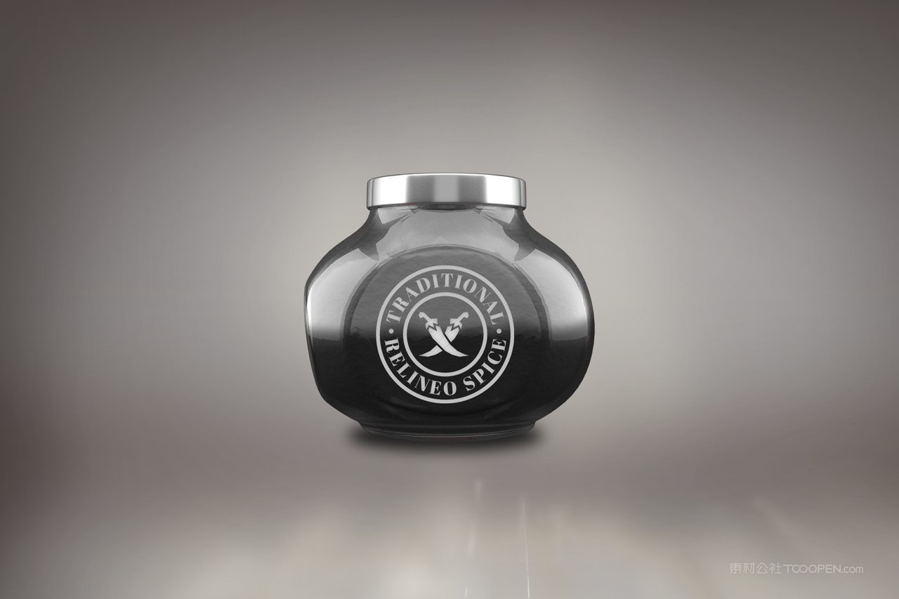调料酱类罐头玻璃罐装包装展示样机 (14)