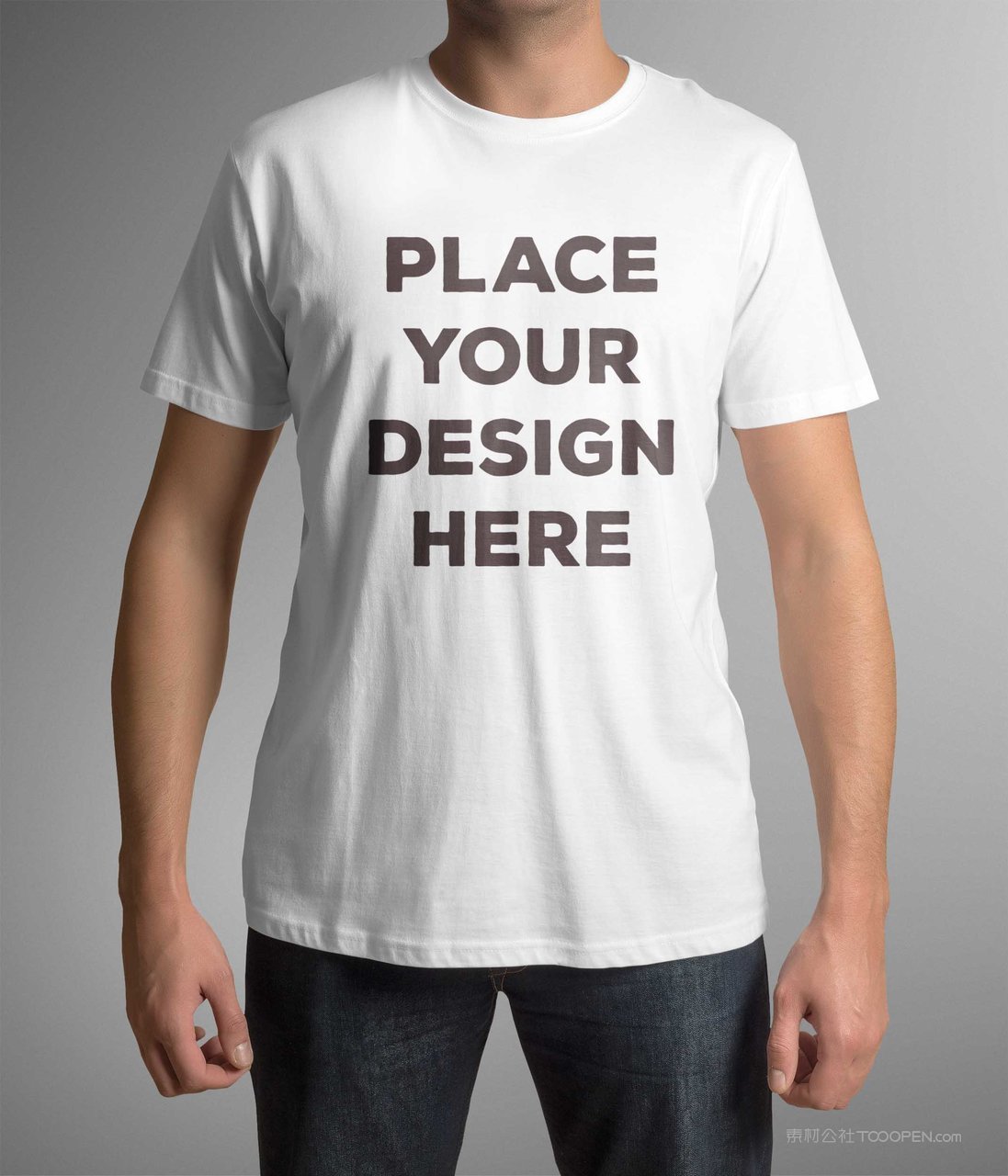 男士简易t恤样机
