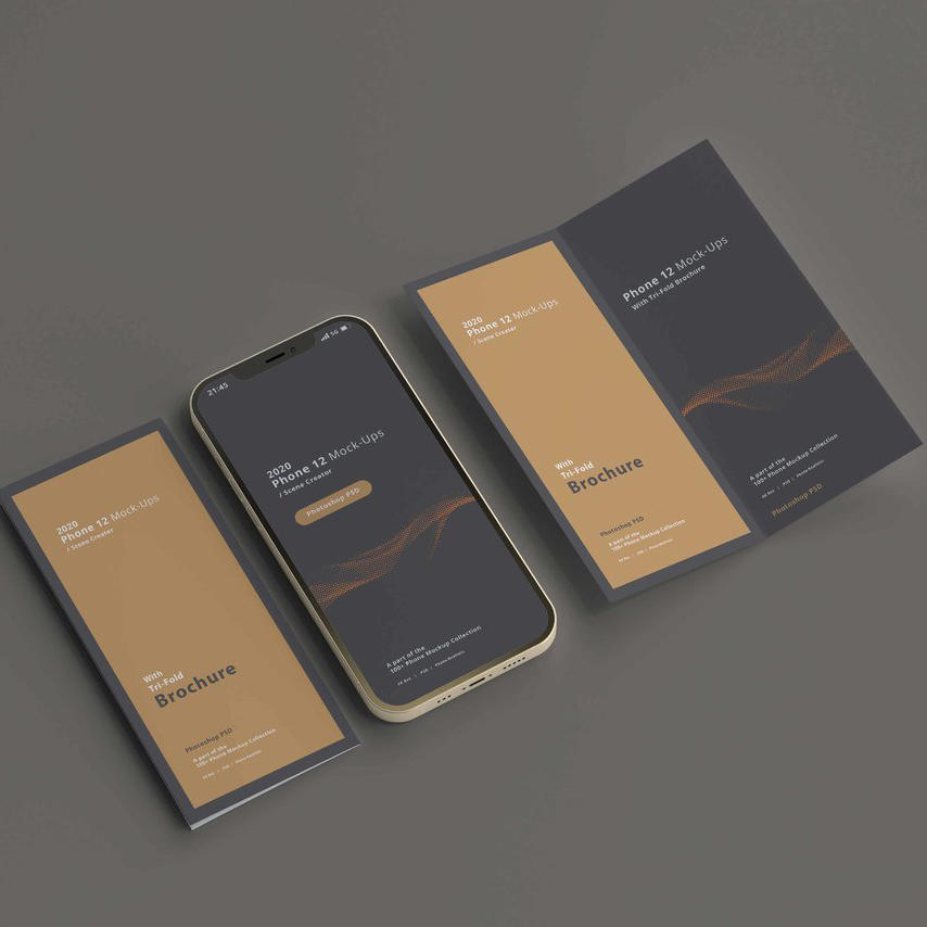 iphone12与折页样机