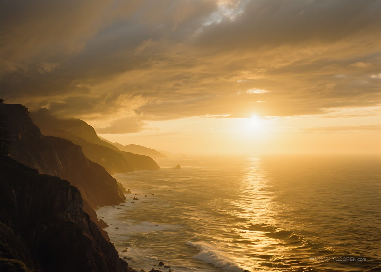 景观山峰风景天空唯美自然山水