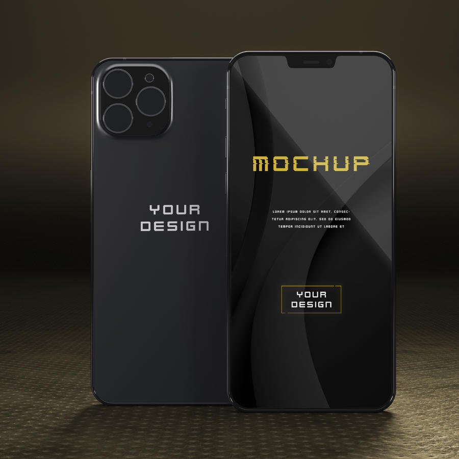 智能手机样机模型