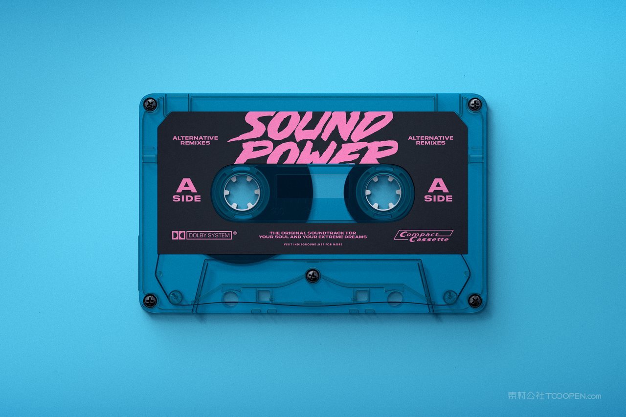 复古盒式音乐磁带样机 (8)