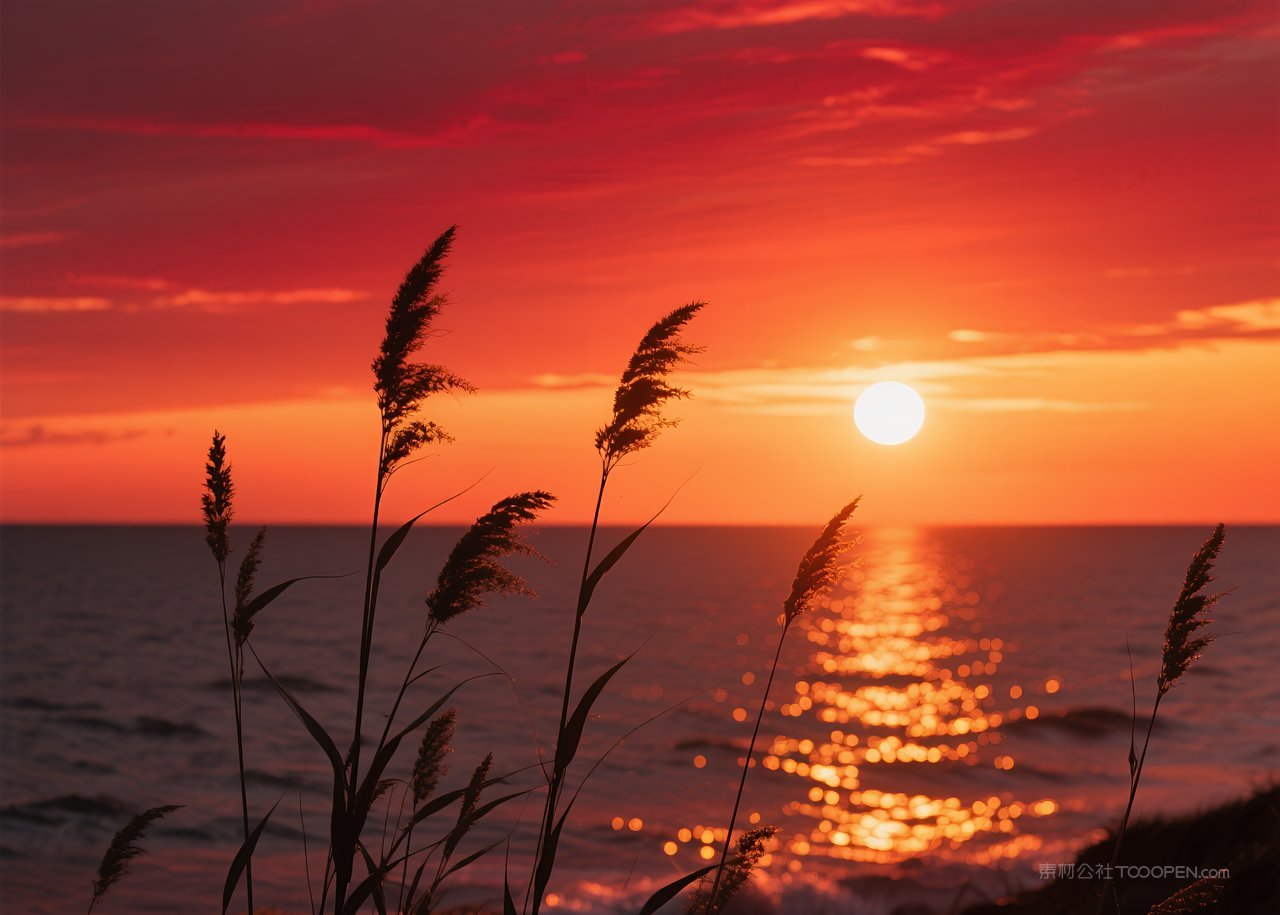 海边唯美海浪大海景观天空海滩海景