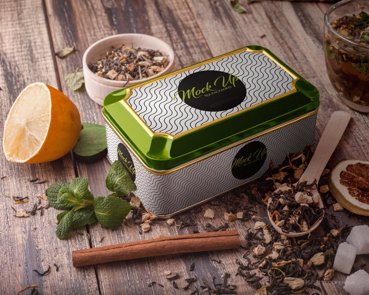 铁罐茶叶包装茶艺品牌vi包装样机 (8)