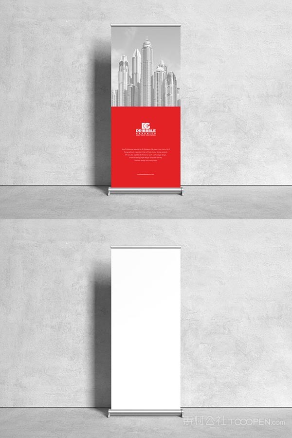 展架易拉宝样机