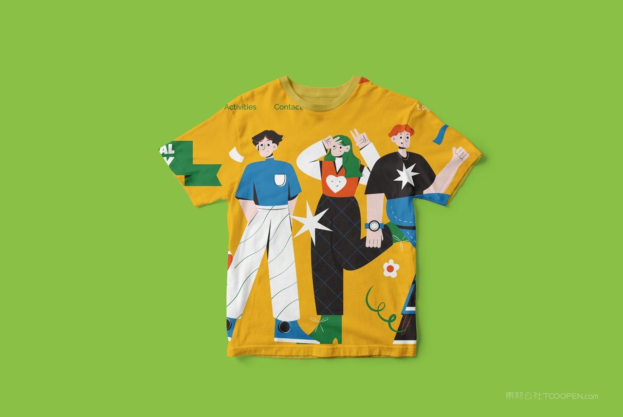 文创生活周边衍生品品牌vi形象展示样机 (1)