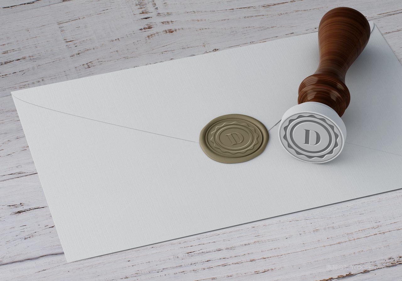 印章盖章火漆封浮雕logo企业标志展示样机 (10)