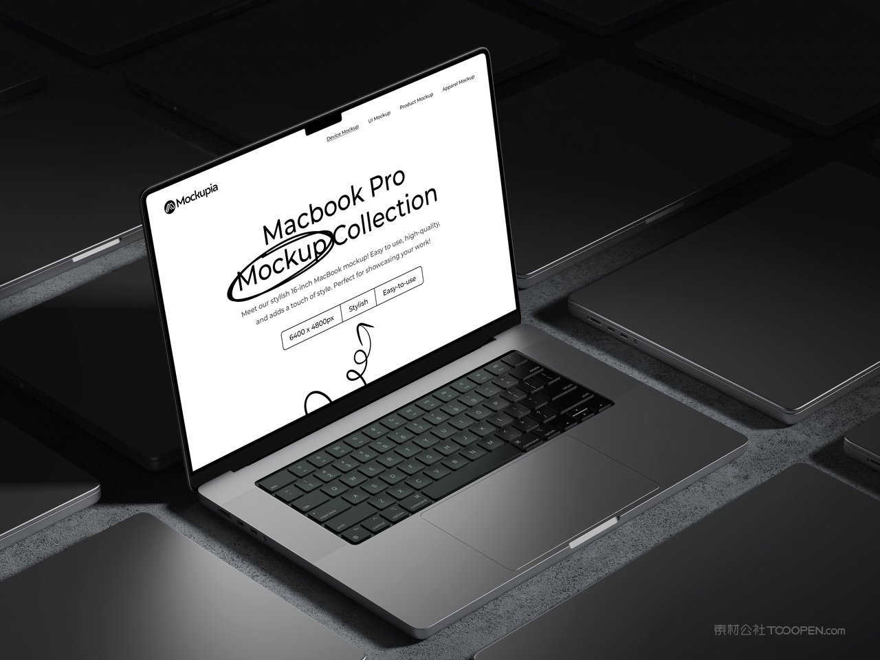 笔记本电脑屏幕样机