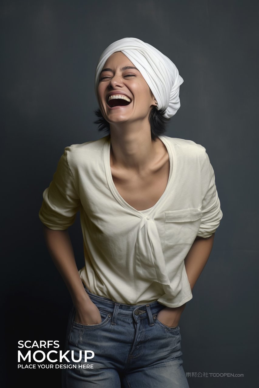 【2040期】25款女生头巾丝巾样机 (9)